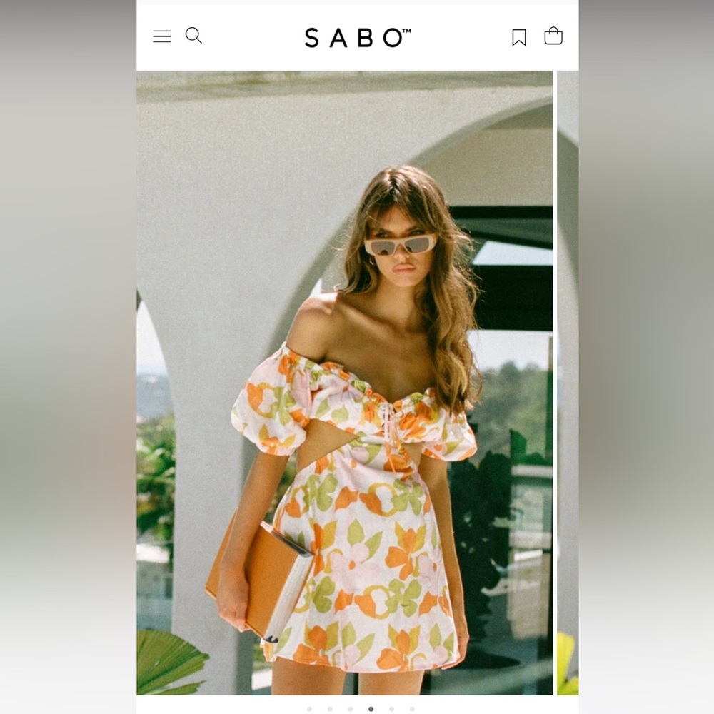 Sabo Skirt Off Shoulder Dress (Sold Out!!)